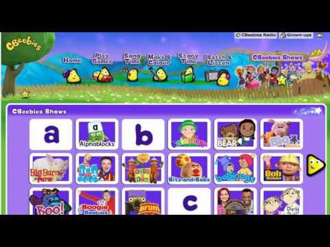 CBeebies Websites: Fun and Games Screenshot