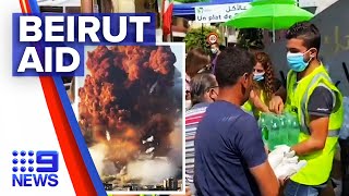 Australian Effort To Aid Beirut Blast Victims 9 News Australia