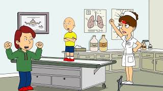 Caillou Misbehaves At The Doctor Checkup