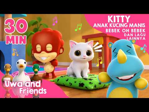 Kitty the Sweet Kitten, Oh Duckie, and More Songs - 30 Minute Toddler Song Compilation
