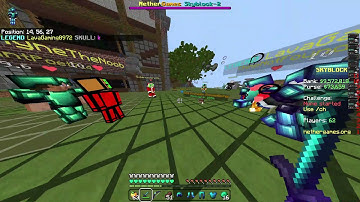 "ChimpNotFound" using reach in nethergames skyblock!