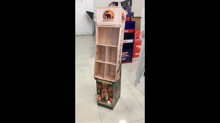 cardboard display stand for food flavor