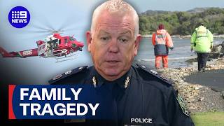 Desperate search for missing newborn after clifftop tragedy | 9 News Australia