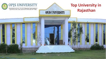 OPJS University   Knowledge With Wisdom