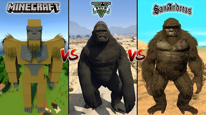 MINECRAFT KING KONG VS GTA 5 KING KONG VS GTA SAN ...