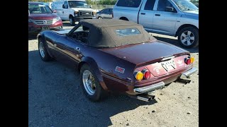 Copart 79 Corvette Kit Car Ferrari Daytona Miami Vice