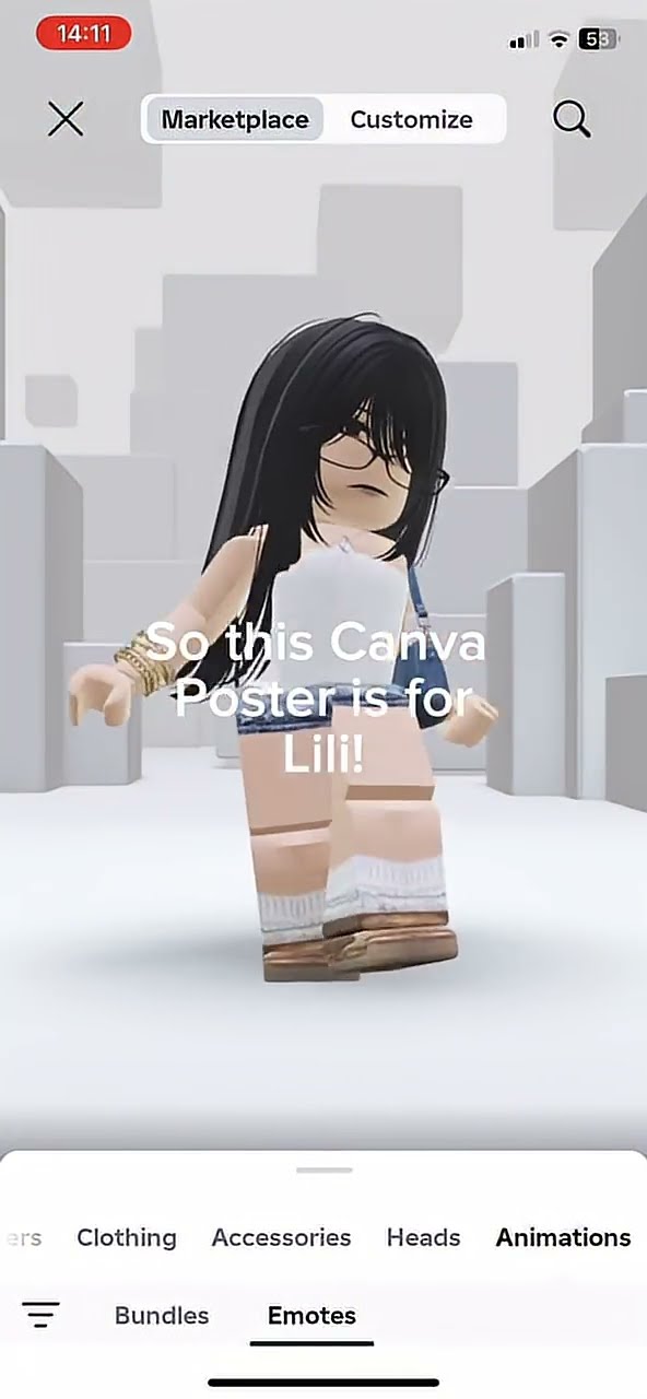 Poster For Lili Roblox Canva Shortsfeed YouTube Oar2 