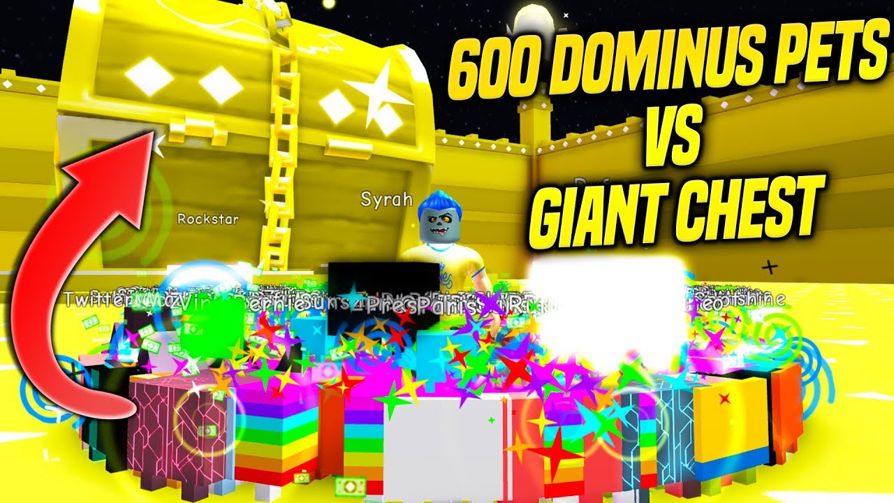 I Broke The New Giant Dominus Chest In Pet Simulator Update