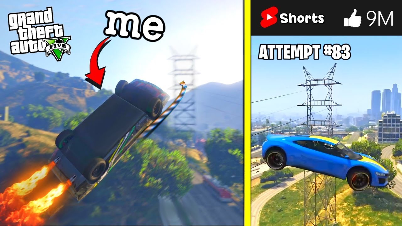 Can I Recreate the HARDEST GTA 5 Stunts?