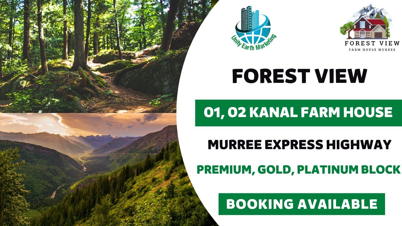 Forest View Farm Houses | 1 2 Kanal Premium Gold Platinum Block | Murreee Express Highway