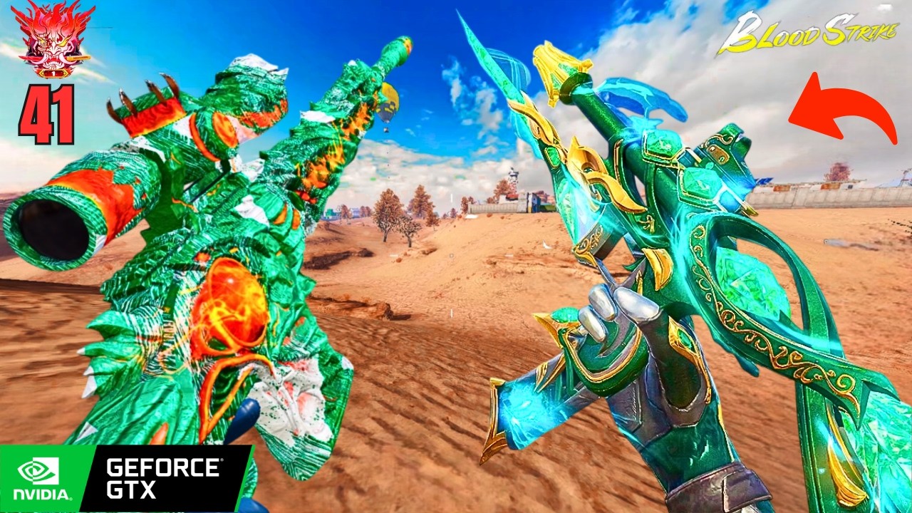 BLOOD STRIKE - 41 KILLS NEW MP7 + M700 EMBER | 240 FPS GTX 1660TI MAX GRAPHICS