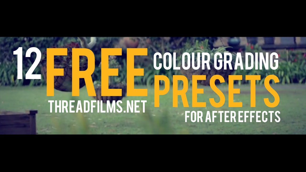 Color Presets For Premiere Pro Cs6 Free Download