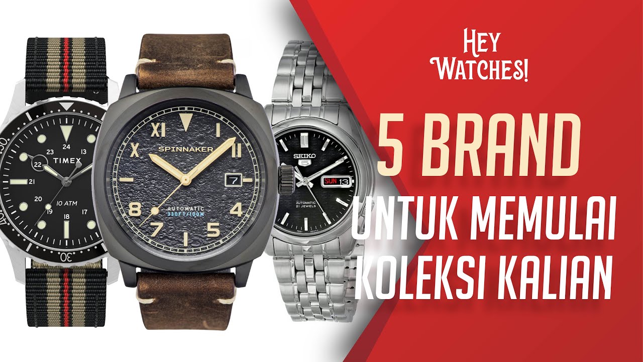 5 REKOMENDASI BRAND JAM TANGAN (DARIPADA BELI DW) 3 YouTube