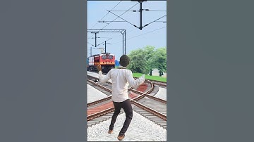 high speed train stop the bell 😱 #funny #train #shortsfeed #trending #viral #shorts