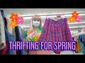 COME THRIFTING WITH ME FOR SPRING 2021 + Huge Vintage Try on Haul