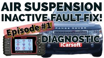 iCarsoft on Range Rover L322 Air Suspension Inactive Fault Fix - Episode #1