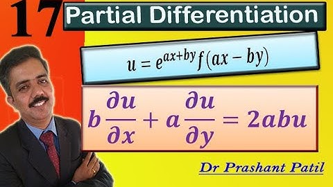 Partial Differentiation || 𝒆^(𝒂𝒙+𝒃𝒚) 𝒇(𝒂𝒙−𝒃𝒚) || 22mat11 ||  18mat21 || Dr Prashant Patil