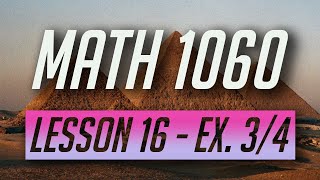 Lesson 16 - The Law of Sines - Example 3/4