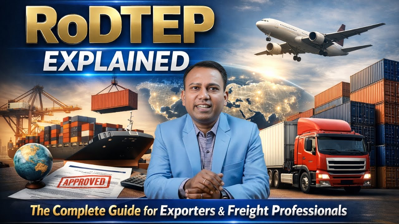 RoDTEP Explained: The Complete Guide for Exporters & Freight Professionals #rodtep @Sachin.Kharatmal