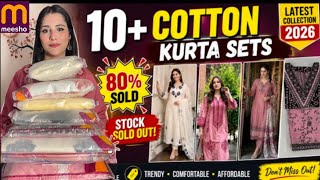Meesho 10+cotton kurta set starting price 300/- Pakistani style kurta set🥰
