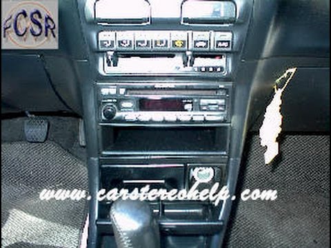 Acura Integra Stereo Removal and Installation