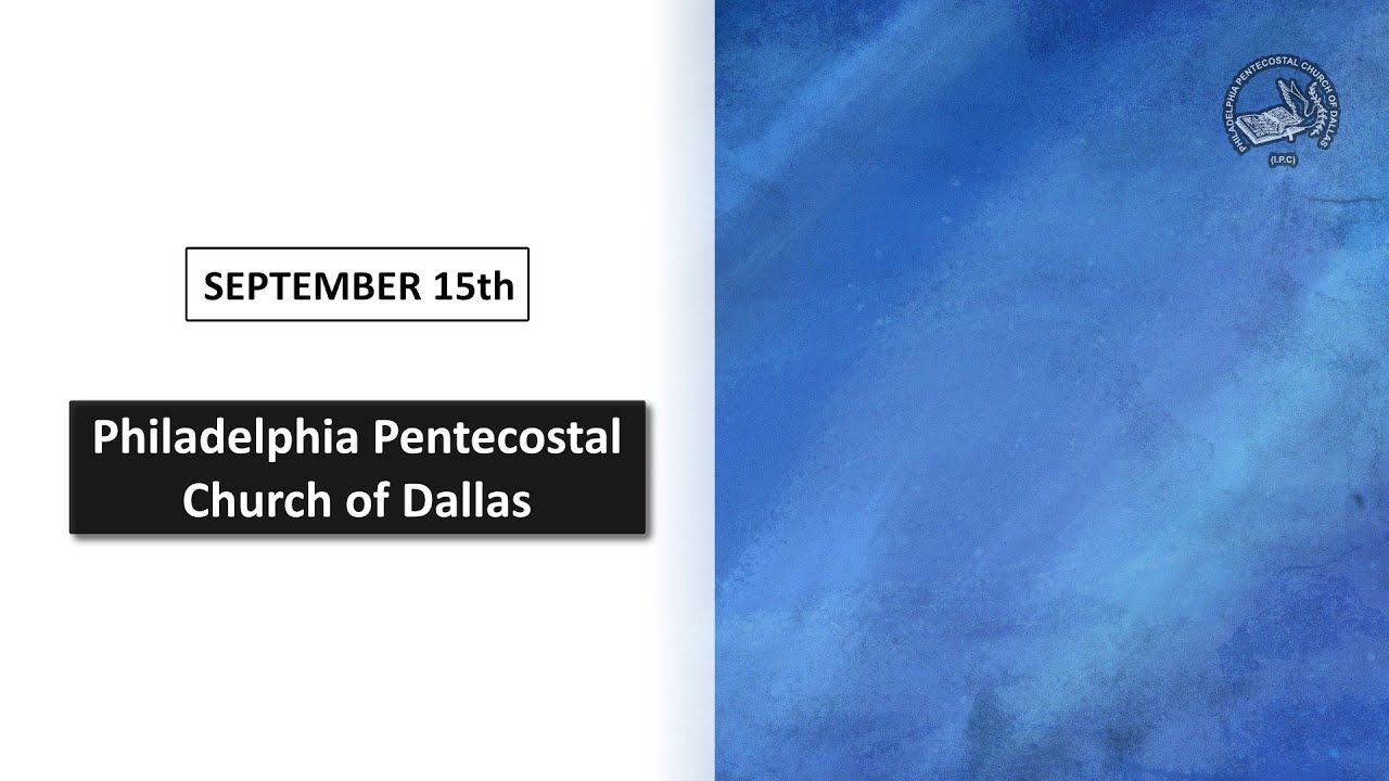 PPCD Live Stream - Sept 15, 2024 - YouTube
