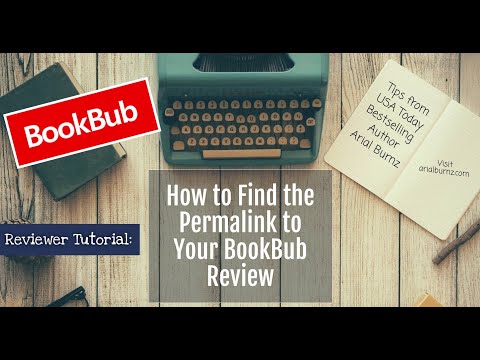 How to Find Your BookBub Review Permalink