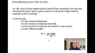 ARCH 347 Lecture 03b Columns Buckling
