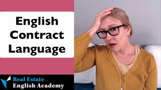 Real Estate Contract English: Vocabulary and Expressions