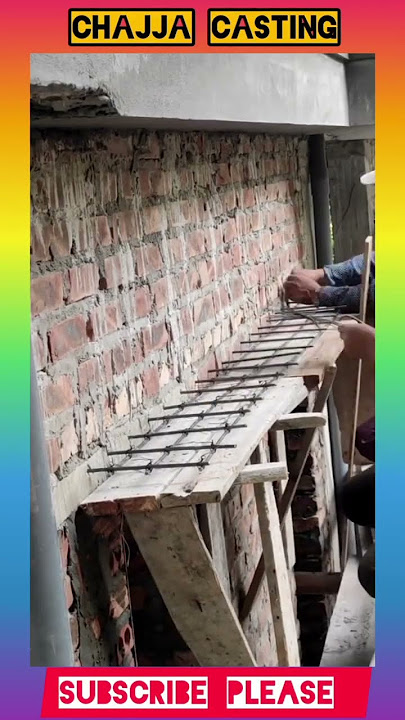 chajja casting #construction #trendingshorts #civilengineering #trending