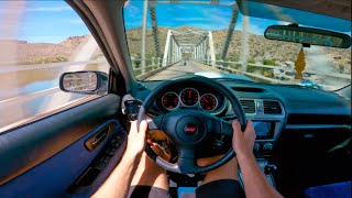 Loud STi POV Canyon Run (2005 Subaru Impreza WRX STi Rumble)