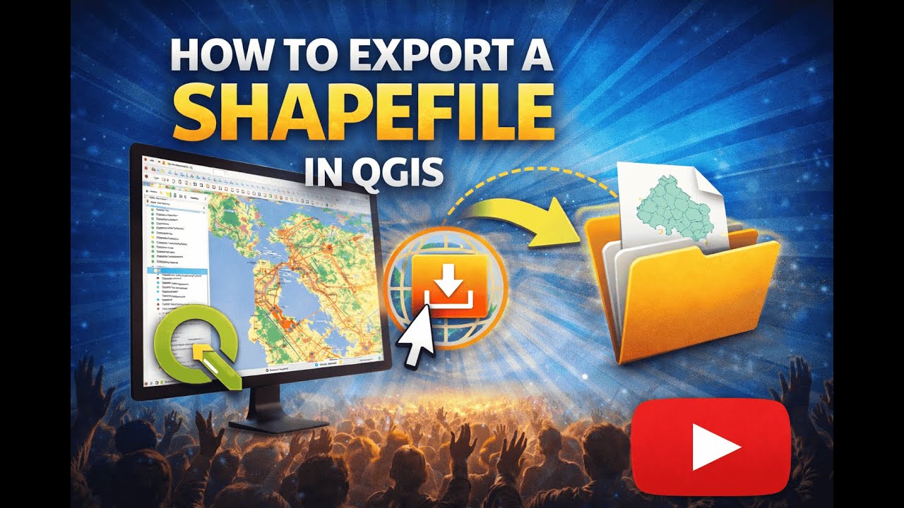 How to Export a Shapefile in QGIS (Save Your Layers!) - YouTube