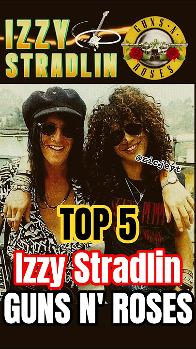 Izzy Stradlin Le 5 Canzoni per i Guns N' Roses #gunsnroses #rock #90s #axlrose #slash #top5 #guitar