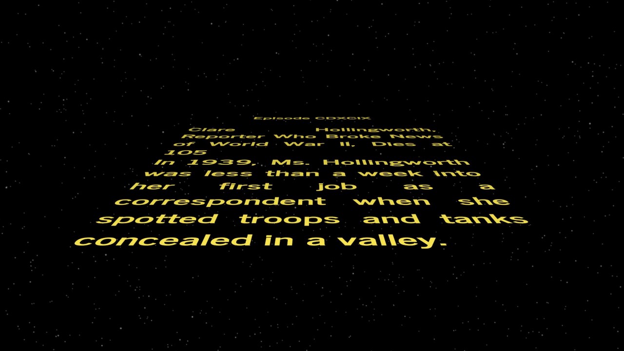 WORD WARS − Episode CDXCIX newspaper mockup