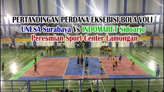 GOR Lamongan/Sport Center~Pertandingan perdana Eksebisi UNESA vs INDOMART