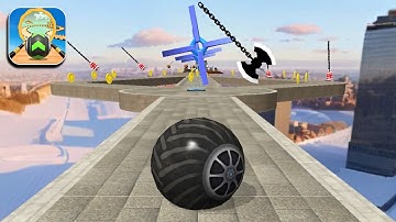 Sky Rolling Ball 3D Gameplay Speedrun iOS Android Level 309