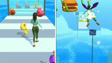 Girl Runner 3D | All Levels Android/ios Gameplay | #4 | Android Gaming 786