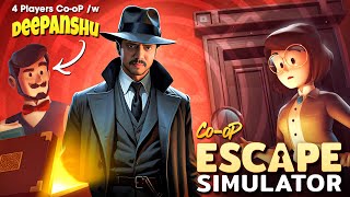 #1 | The BEST PUZZLE SOLVING Co-oP Game | Escape Simulator | Full Gameplay | Epic Graphics screenshot 3