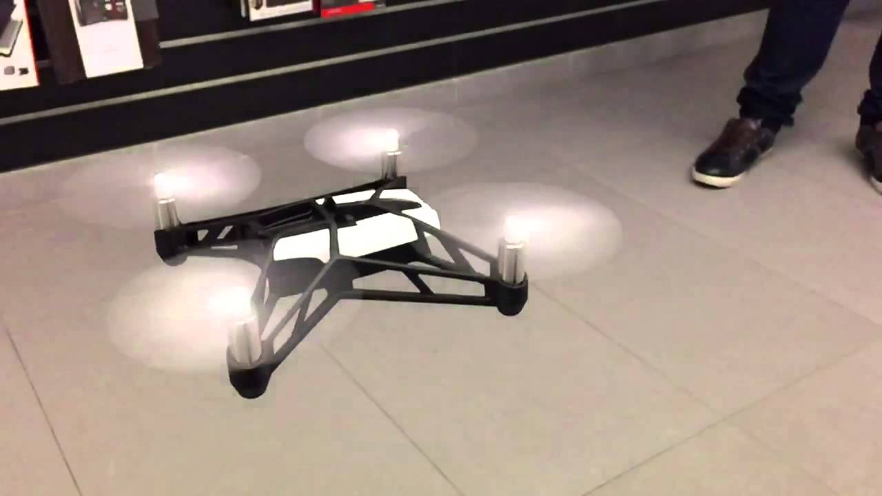 Parrot mini drone test flight at work - YouTube