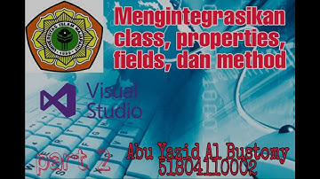 KKIT-45119 praktikum pemrograman visual: Mengintegrasikan class,properties,fields dan methode