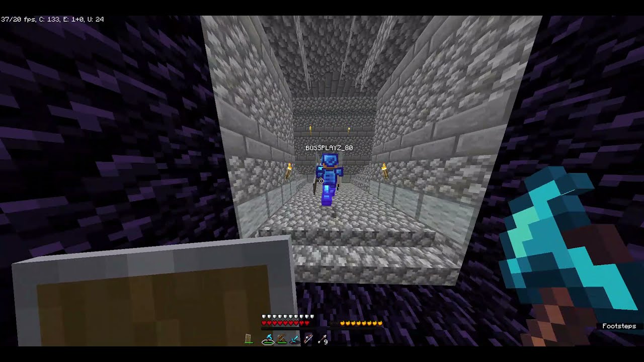 1v1ing Bossplayz In 1.17.1 But This Time He Has Prot 2