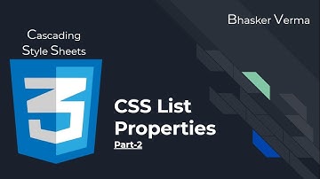 CSS Tutorial for beginners in Hindi #38 | Part 2 - How to style HTML List using CSS properties?