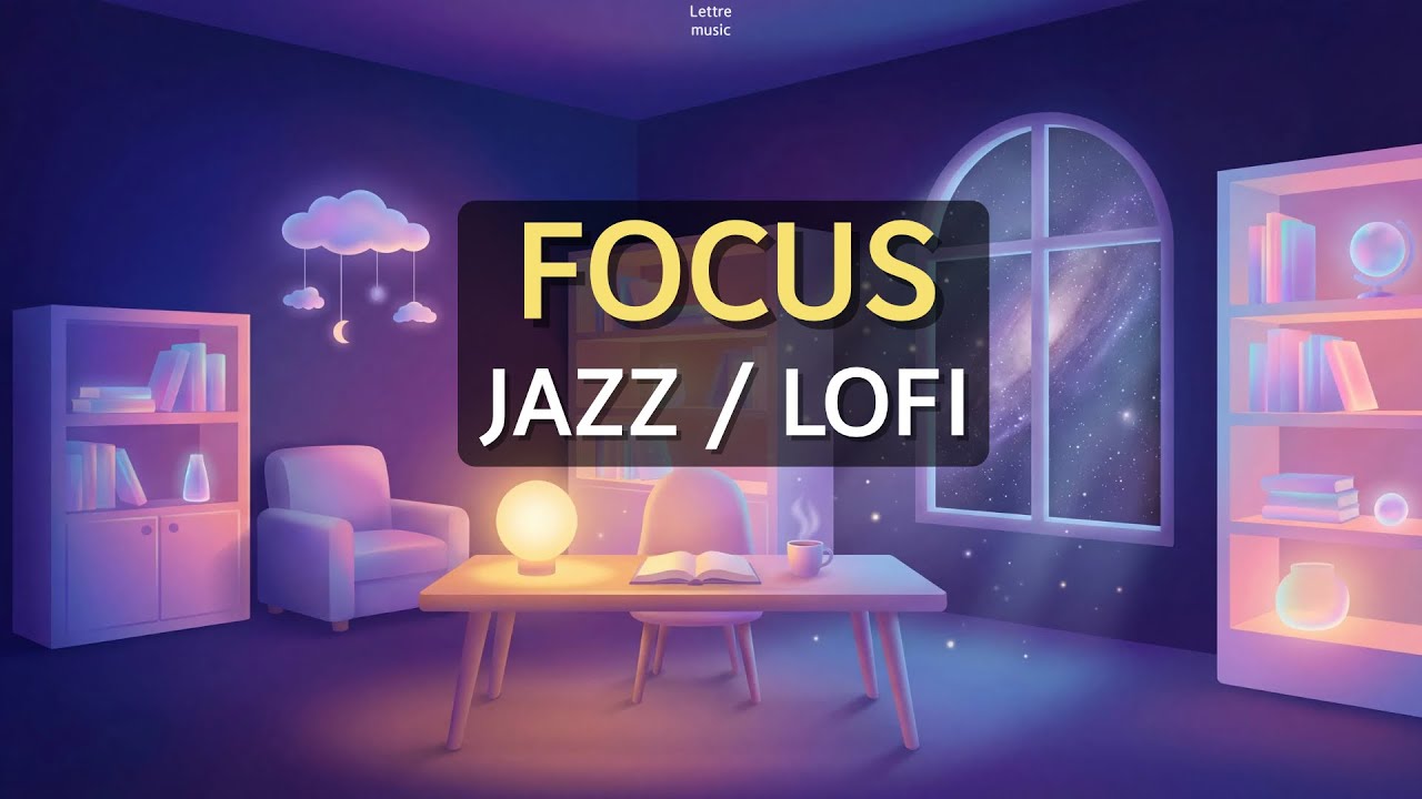 Jazz Lofi for Work & Study 📚 (No Lyrics) | Cozy Focus Music (1 Hour)