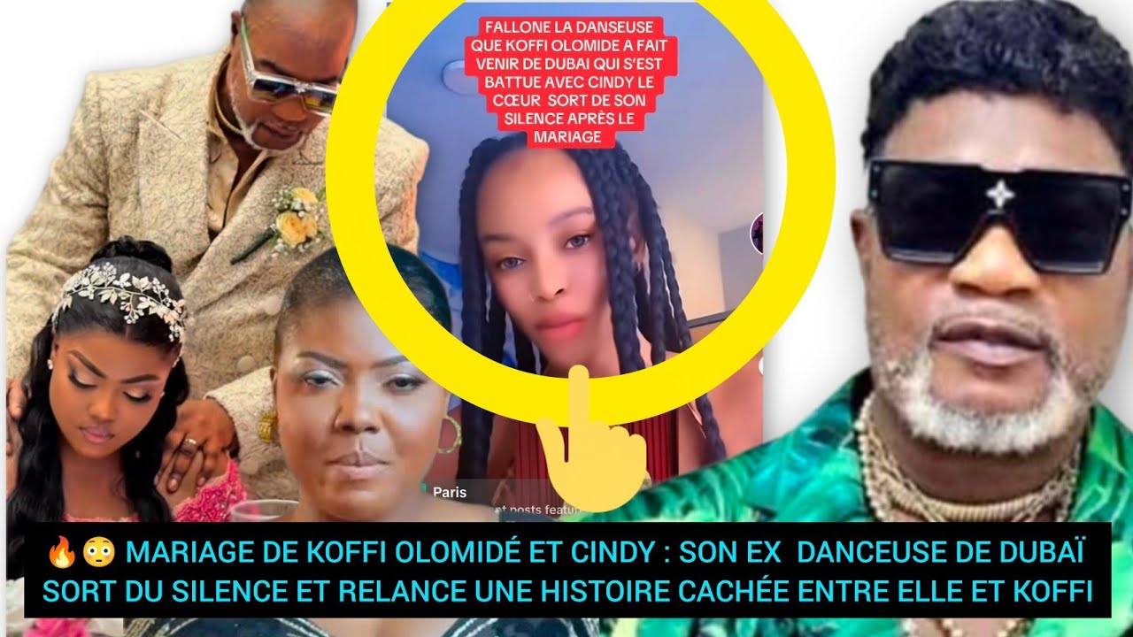 MARIAGE DE KOFFI ET CINDY SON EX  DANCEUSE DE DUBAÏ SORT DU SILENCE ET RELANCE UNE HISTOIRE CACHÉE.