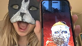 Kollar På Läskiga Halloween Sminkningar