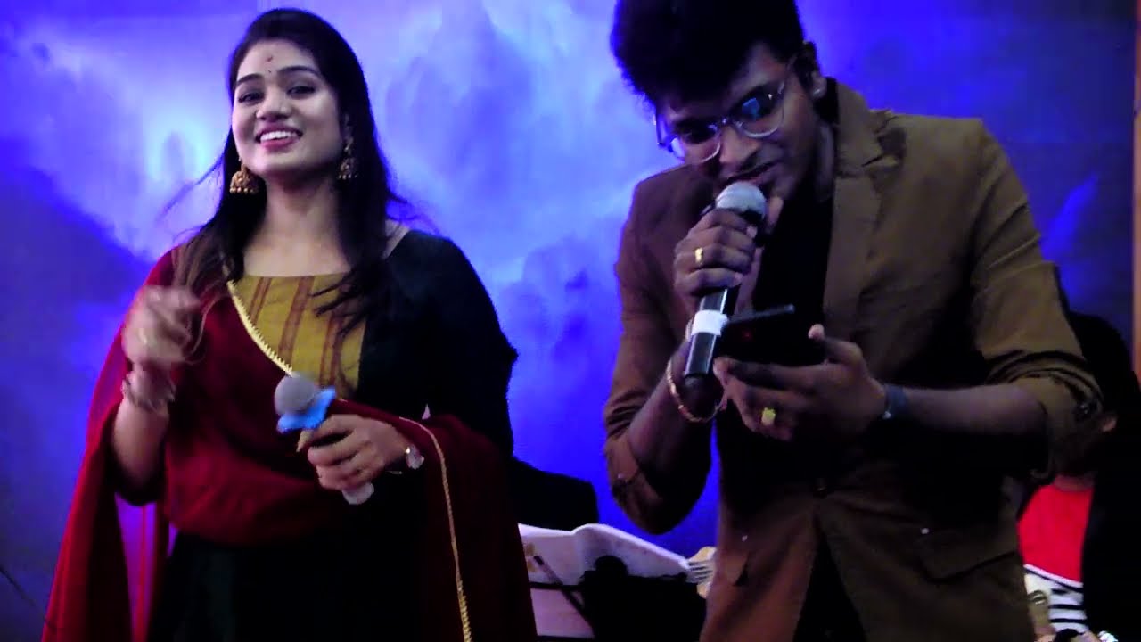 மின்னல் ஒரு கோடி Minnal Kodi Song live ajaykrishna Srinisha Vijay super singer @Tony Rock