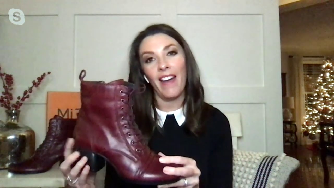 Miz Mooz Leather Lace-Up Ankle Boots 
