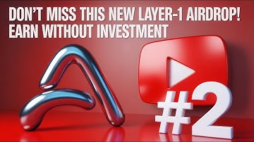 #2 Don’t Miss This New Layer-1 Airdrop! Earn Without Investing”