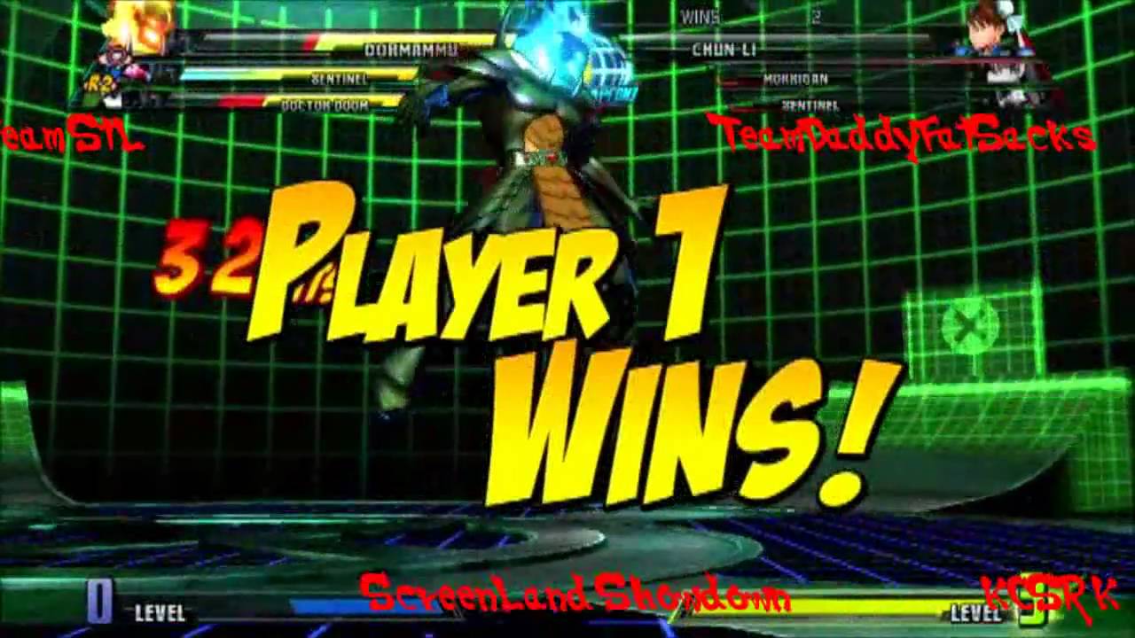 ScreenLand Showdown MVC3 Teams: StL v DaddyFatSacks