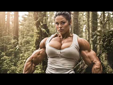 Snow White Eats Anabolic Apple Female Muscle Growth AI Muscle Girl Muscle Growth Animation FMG 
